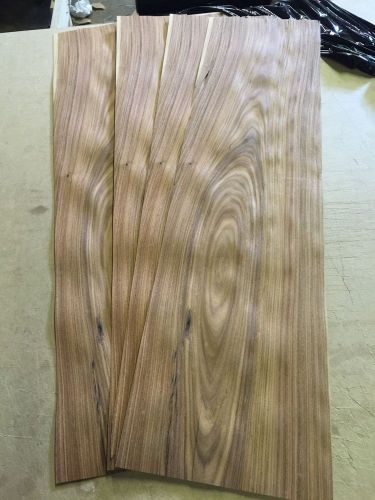 Wood Veneer Rosewood 11x45 5Pcs Total Raw Veneer  &#034;EXOTIC&#034; RW.S1 6-7-16