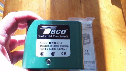 Taco Industrial Flow Switch IFS01BF-1 Brass Bushing Flexible Paddle NEMA 1