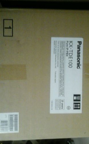 Brand new panasonic kx-tde100 system with two years factory warranty for sale