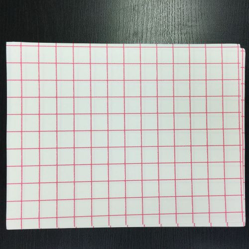 Heat Transfer Paper (Light T-Shirt) Inkjet Red Grid 8-1/2x11 (50 Sheets)