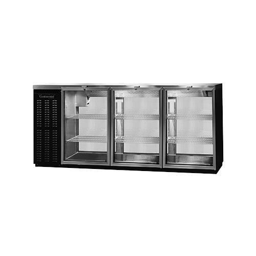 Continental Refrigerator BBUC79-GD-PT Back Bar Cabinet, Refrigerated