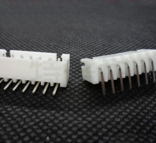100PCS 2.54MM 7 Pin 7P 90 degree Bent Pin Connector Header Looper Socket for PCB