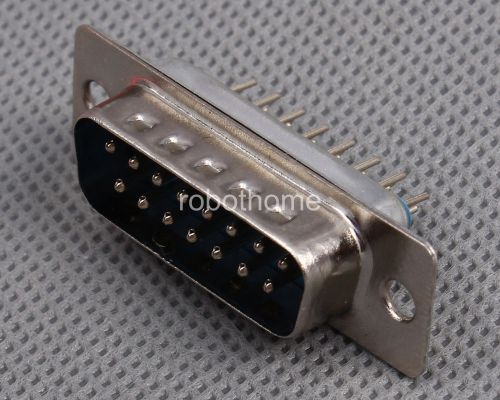 DP15 Male Pin Round Stable DB15 2 Rows 15 Pins Male Connector