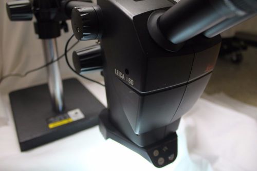 Leica A60-S Industrial Stereo Zoom Microscope,Heavy Duty Leica Boom Stand *N E W