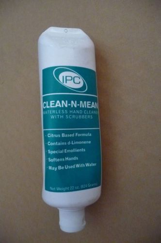 IPC CLEAN N MEAN WATERLESS HAND CLEANER WITH SCRUBBERS 22oz 2X BRAND NEW!!!