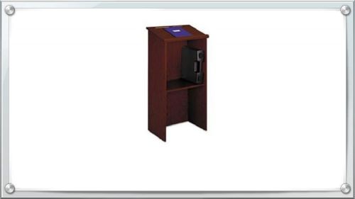 Safco Stand-Up Lectern, Cherry, 23&#034; x 15.75&#034; x 46&#034;