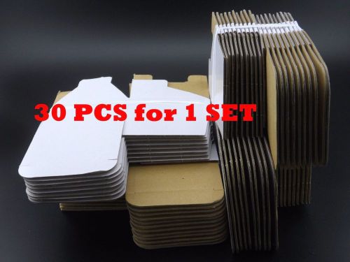 White postal storage cardboard boxes 9x9x3.5 cm  3.5&#034;x3.5&#034;x1.37&#034; for 30 pcs for sale