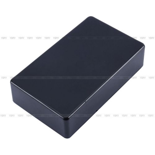 Hot 1 Pcs Black Plastic Electronic Project Box Enclosere Instrument Case