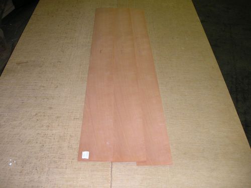 Swiss Pearwood Wood Veneer. 4 x 41.5, 23 Sheets.