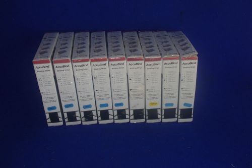 9 PACKAGES OF NIW ACCUBIND BINDING STRIPS - 5 &#039;B&#039;, 2 &#039;C&#039;, &amp; 2 &#039;D&#039;!!