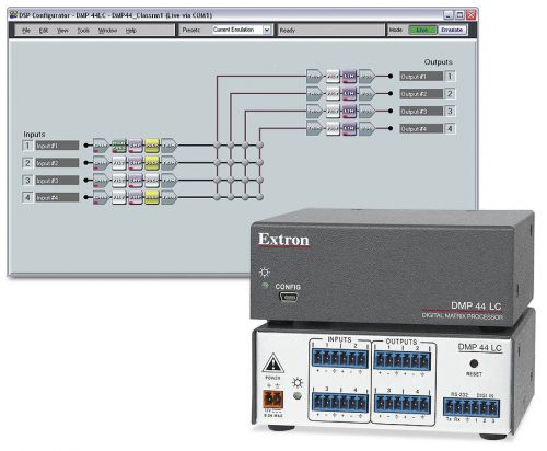 Extron dmp 44 lc - audio matrix #60-1095-01 for sale