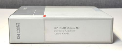 Hp Agilent Keysight 8753D Opt 011 Network Analyzer User Guide 08753-90304