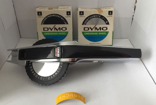 Dymo 1570 Label Maker Embosser With 3 Wheels