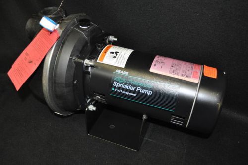 Sears flotec 1-1/2 hp self priming high capacity sprinkler pump fp5172 for sale