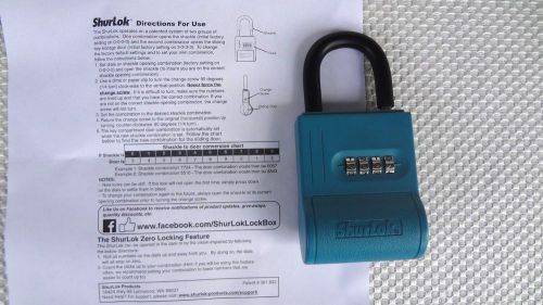 SHURLOK SIDE OPENING REALTOR DOOR HANDLE KEY LOCK BOX - HIDE A KEY - KEY SAFE