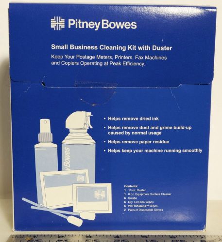 Pitney Bowes Small Business Cleaning Kit with Duster ~ Sealed Box