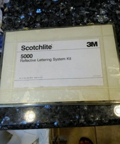 scotchlite 5005 reflective lettering system