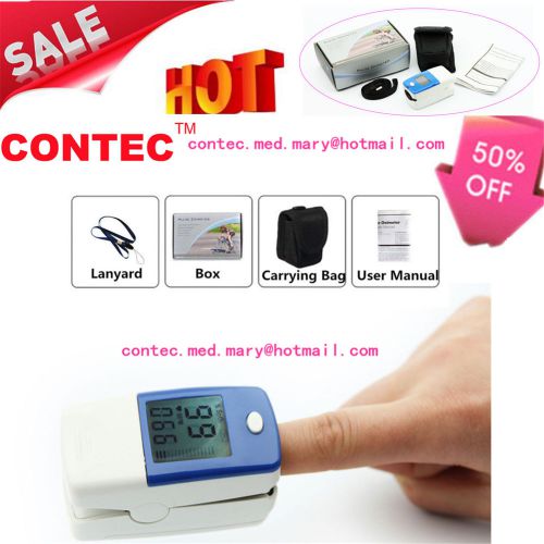 HOT US seller Finger Pulse Oximeter Blood Oxygen SpO2 Monitor FDA CE CMS50B,NEW