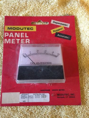 Modutec DC Amperes Panel Meter