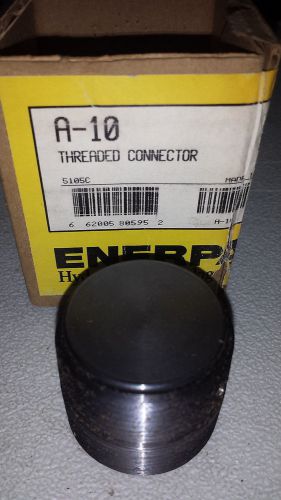 NEW ENERPAC A10 Threaded Connector, For 10 Ton Cylinders *$5 Shipping*