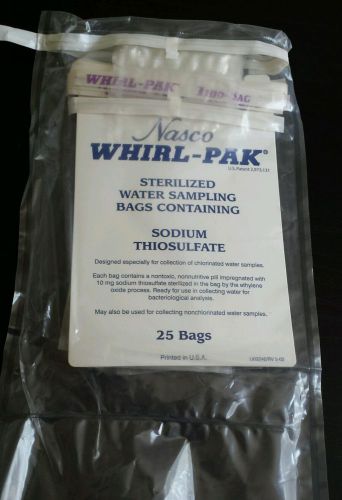 Nasco 100 ml Standard Whirl-Pak Thio-Bags Sterlizer Water Sampling (100 Bags)