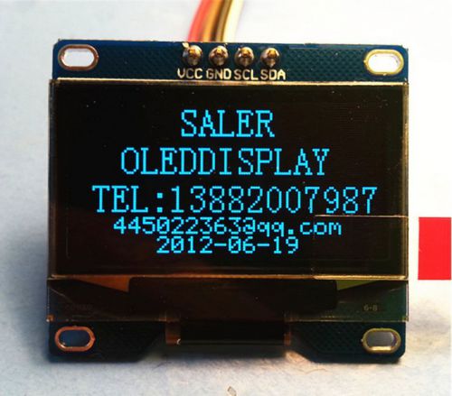 New 1.3&#034; 128*64 OLED Display Module IIC/I2C Serial For Arduino Blue