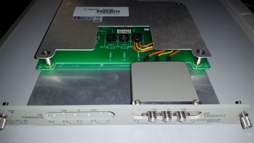 Agilent 44476B 2-Slot Microwave Relay Switch Driver Module w 8762A coax