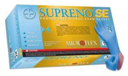 Microflex SU690M Supreno SE Powder Free Nitrile Glove Size Medium 100 per Box