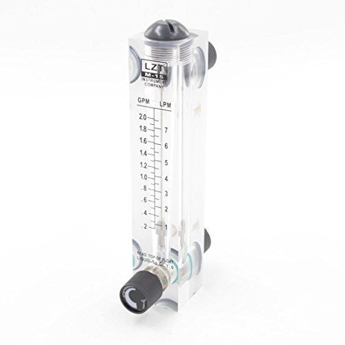 fuwell LZT-15T 0.2-2GPM 1-7LMP Water Liquid Flow Meter Flowmeter