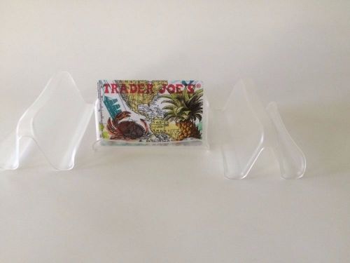 Business Card Holders - Clear - Set of 3