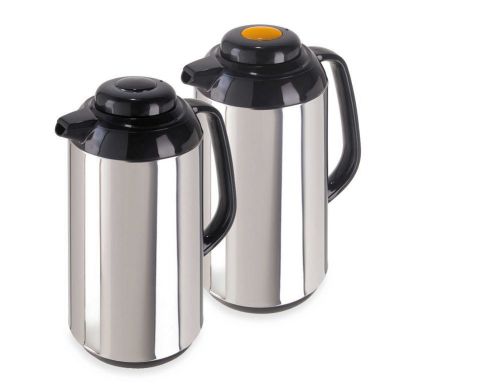 Push button thermal vacuum carafes insulated stainless steel pot gifts server for sale