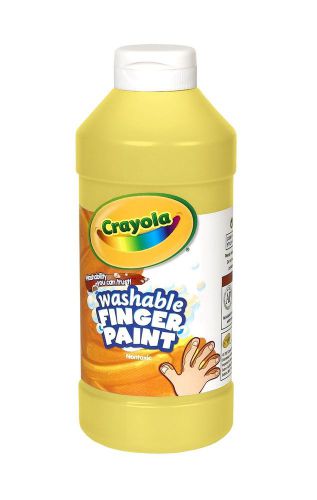 Binney &amp; smith crayola(r) washable finger paint 16 oz. yellow for sale