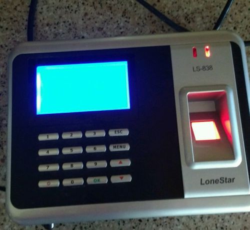 Lonestar LS-838 Biometric Time Clock Attendance Fingerprint /PIN/ Prox Card /USB