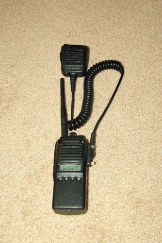 Vertex VX-924-DO-5 512 CH LTD Keypad Radio with Lapel Microphone
