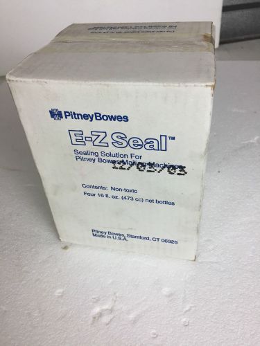 4 New Genuine Pitney Bowes 16 oz. bottles E-Z Seal Sealing Solution