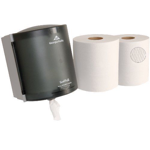 Georgia-Pacific SofPull 58205 Translucent Smoke Paper Towel Dispenser Trial Kit