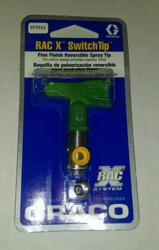 NEW Graco RAC X Switch Tip FFT212 Fine Finish Reversible Spray Tip