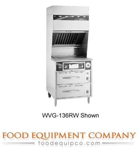 Wells wvg-136 vcs2000 ventless griddle electric 22&#034; x 18&#034; grill area cabinet... for sale