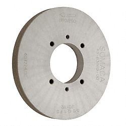 CRL/Somaca 7&#034; Flat and Small Seal Edge Grinding Wheel 170-200 Grit for 3/16&#034;...