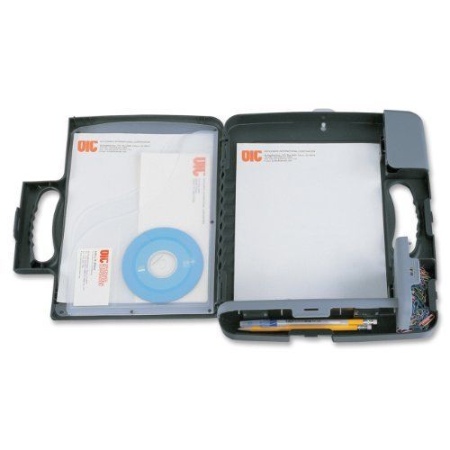 Clipboard Storage Case Office Document Pocket Briefcase Portable Box