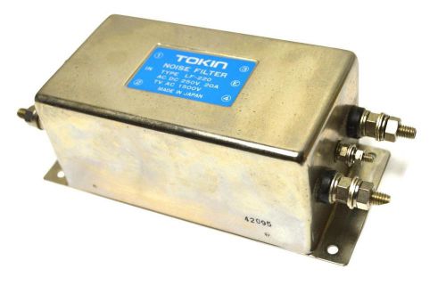 TOKIN LF-220 NOISE FILTER 250 VAC @ 20 AMPS