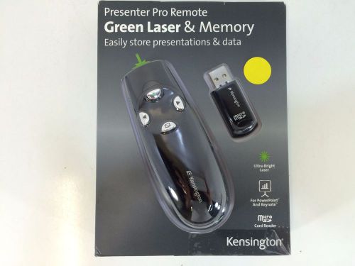 Kensington Presenter Pro Remote Green Laser and Memory B1437A