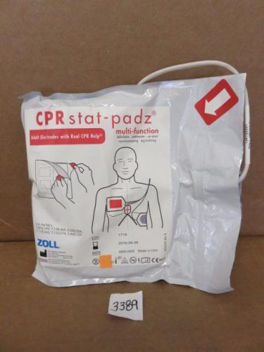 Zoll CPR Stat-Padz Adult Electrodes P/N 8900-0400 *New-Expired*