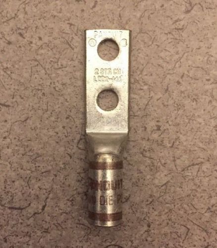 Panduit lcd2-14a 2 awg copper compression connector for brown p33 die for sale