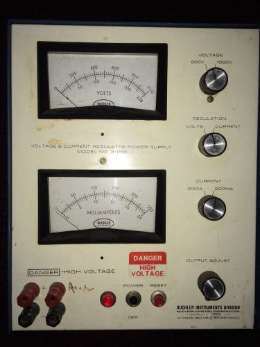 Buchler High Voltage 1000V Regulated Power Supply