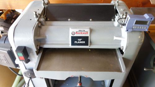 Rockwell / Delta 22-200 18&#034; Planer Reconditioned 5 HP/ 1 Phase