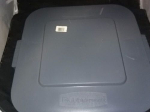 RUBBERMAID 6 Gray Lids for 3526 Brute Container, RB3527GRAY, Brand New!