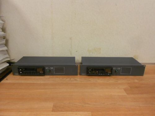 One lot of 2 RAULAND-BORG MCX300 Tuner Cassette Player AS/IS Free Shipping