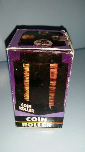 Coin roller manual very simple works great. No jamming or binding no plug or bat