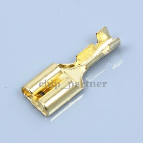 2.8/4.8/6.3 Mixed Inserted Spring Spade Connectors Cold Pressed Terminals 100pcs